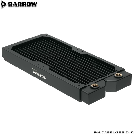 Picture of Barrow Dabel-28b Radiator 240 mm - schwarz