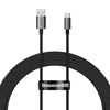 Изображение Baseus Baseus Superior Series USB-A / USB-C 100W Cable for Huawei / Honor 1.5m - Black