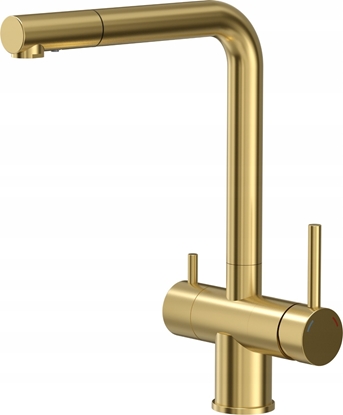 Attēls no Bateria kuchenna Quadron ELLEN bateria kuchenna trójdrona stalowa nano PVD zota