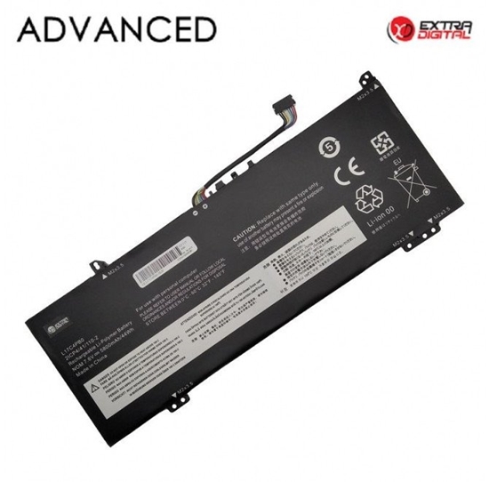 Изображение Bateria Lenovo Neiojamo kompiuterio baterija LENOVO L17C4PB0, 5800mAh, Extra Digital Advanced