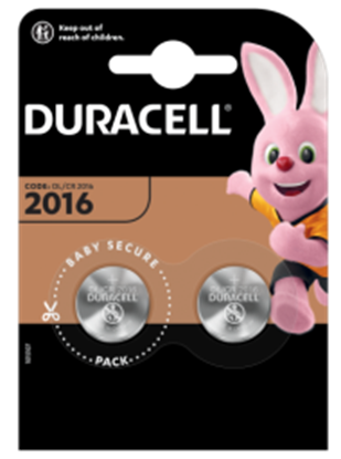 Picture of Baterijas Duracell CR2016 2 pack