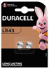Picture of BaterijaS Duracell LR43 2 pack 1.5V 186/V12GA