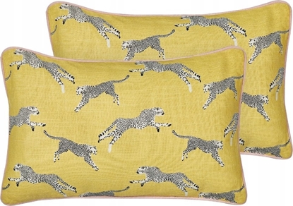 Attēls no Beliani 2 baweniane poduszki dekoracyjne w gepardy 30 x 50 cm óte ARALES