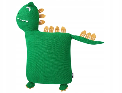 Attēls no Beliani 2 baweniane poduszki dla dzieci dinozaur 45 x 45 cm zielone DINOS