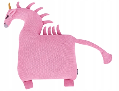 Attēls no Beliani 2 baweniane poduszki dla dzieci jednoroec 45 x 45 cm róowe LAMMI