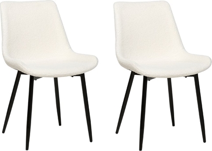 Picture of Beliani 2 krzesa do jadalni boucle kremowe AVILLA