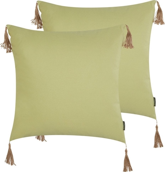 Picture of Beliani 2 poduszki dekoracyjne 45 x 45 cm zielone CHMISTAR