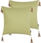 Picture of Beliani 2 poduszki dekoracyjne 45 x 45 cm zielone CHMISTAR