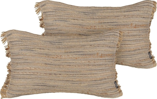 Picture of Beliani 2 poduszki dekoracyjne jutowe 30 x 50 cm beowe LEDUM