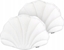 Изображение Beliani 2 poduszki dekoracyjne muszle welurowe 47 x 35 cm biae CONSOLIDA