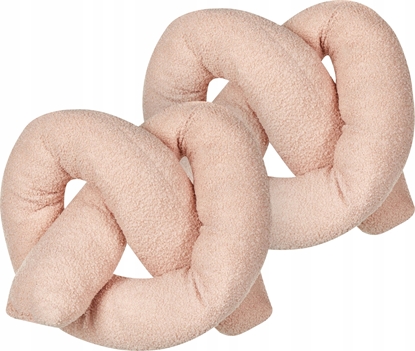 Attēls no Beliani 2 poduszki dekoracyjne teddy 172 x 14 cm róowe GLADIOLUS