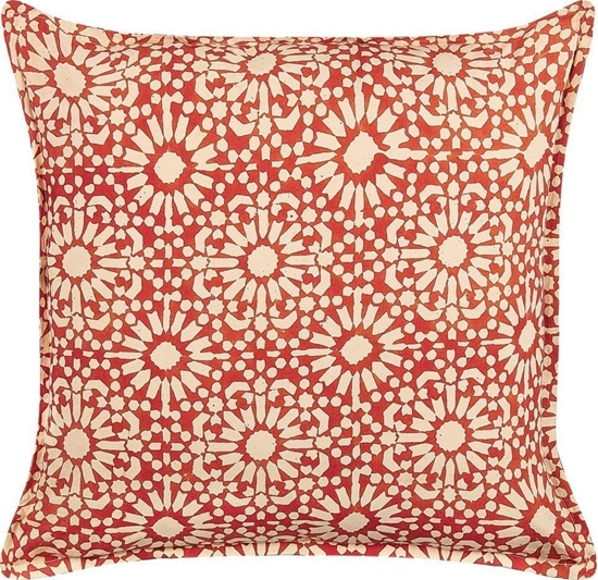 Picture of Beliani Baweniana poduszka dekoracyjna w geometryczny wzór 45 x 45 cm czerwona CEIBA!