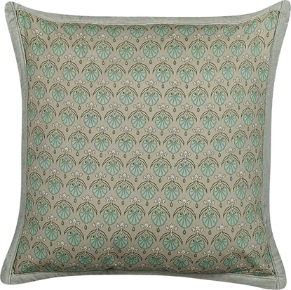 Picture of Beliani Baweniana poduszka dekoracyjna w licie 45 x 45 cm zielona PICTUS!