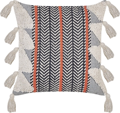 Picture of Beliani Baweniana poduszka dekoracyjna wzór w jodek 45 x 45 cm wielokolorowa BOUVARDIA