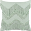 Изображение Beliani Baweniana poduszka dekoracyjna z frdzlami 45 x 45 cm jasnozielona BACOPA!