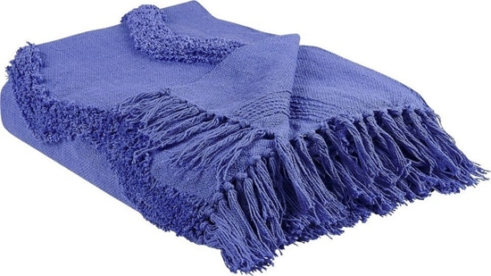 Picture of Beliani Baweniany koc 125 x 150 cm fioletowy KHARI!
