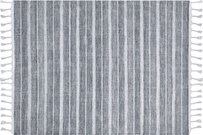 Attēls no Beliani Dywan 140 x 200 cm jasnoszary BADEMLI