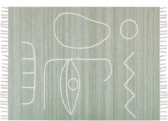 Picture of Beliani Dywan 140 x 200 cm jasnozielony YAVU