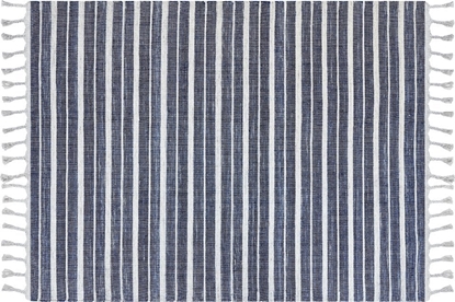 Attēls no Beliani Dywan 140 x 200 cm niebieski BADEMLI