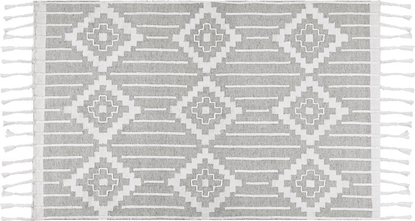 Attēls no Beliani Dywan 140 x 200 cm szaro-biay TABIAT