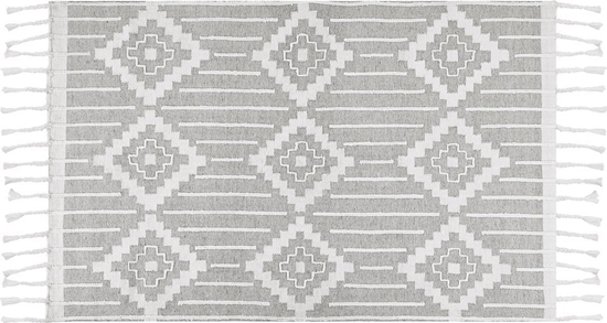 Picture of Beliani Dywan 140 x 200 cm szaro-biay TABIAT