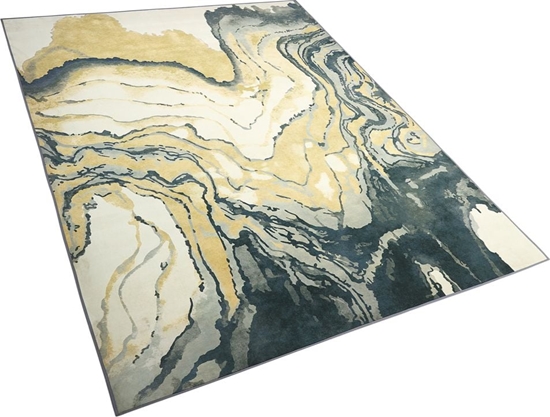 Picture of Beliani Dywan 160 x 230 cm beowo-niebieski GEBZE