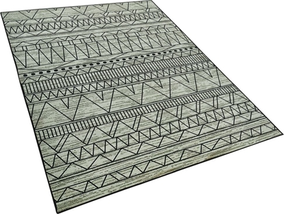 Изображение Beliani Dywan 160 x 230 cm czarno-szary KEBAN