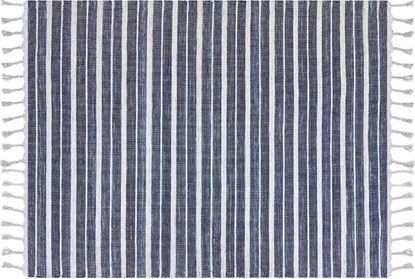 Изображение Beliani Dywan 160 x 230 cm niebieski BADEMLI