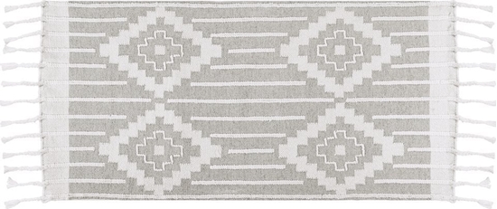 Изображение Beliani Dywan 80 x 150 cm szaro-biay TABIAT