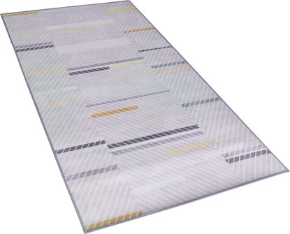 Изображение Beliani Dywan 80 x 150 cm szaro-óty ERGENLI
