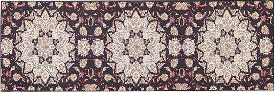 Picture of Beliani Dywan 80 x 240 cm czarno-beowy ARITAS