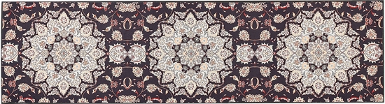 Picture of Beliani Dywan 80 x 300 cm czarno-beowy ARITAS