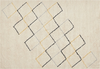 Attēls no Beliani Dywan baweniany 140 x 200 cm beowy TEZPUR!