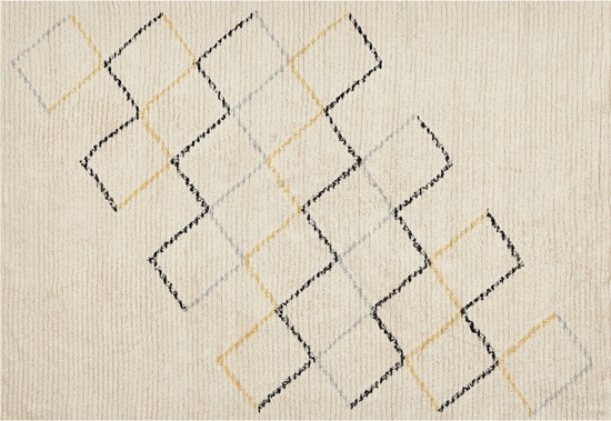 Picture of Beliani Dywan baweniany 140 x 200 cm beowy TEZPUR!