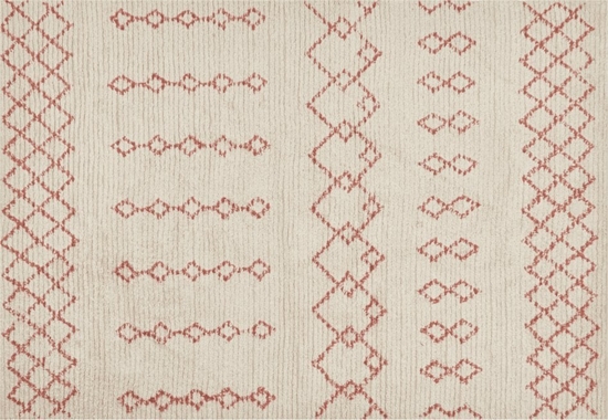 Picture of Beliani Dywan baweniany 140 x 200 cm beowo-róowy BUXAR!