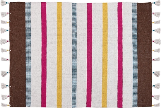 Picture of Beliani Dywan baweniany 140 x 200 cm wielokolorowy HISARLI!