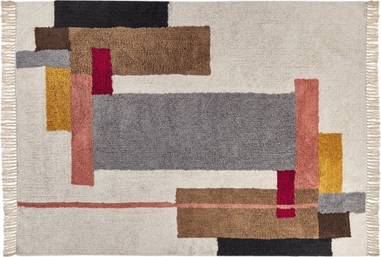 Picture of Beliani Dywan baweniany 140 x 200 cm wielokolorowy NIKSAR