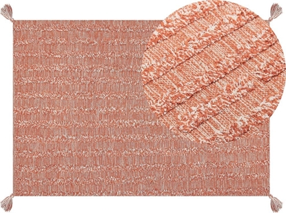 Attēls no Beliani Dywan baweniany 160 x 230 cm pomaraczowy MUGLA!