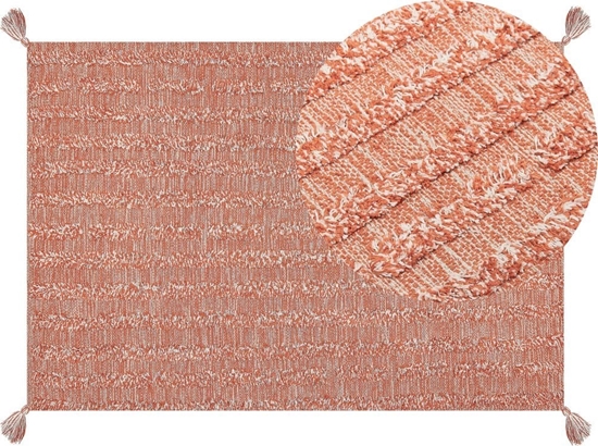 Picture of Beliani Dywan baweniany 160 x 230 cm pomaraczowy MUGLA!