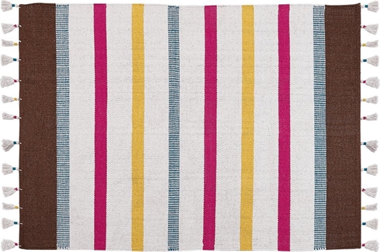 Picture of Beliani Dywan baweniany 160 x 230 cm wielokolorowy HISARLI!