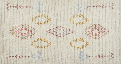 Attēls no Beliani Dywan baweniany 80 x 150 cm beowy BETTIAH!