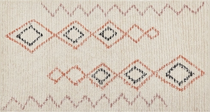 Attēls no Beliani Dywan baweniany 80 x 150 cm beowy GUWAHATI!