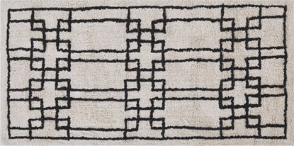 Attēls no Beliani Dywan baweniany 80 x 150 cm beowy TURHAL!