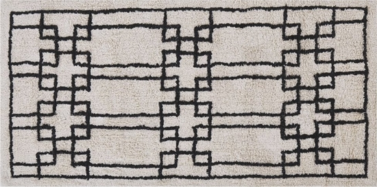 Изображение Beliani Dywan baweniany 80 x 150 cm beowy TURHAL!