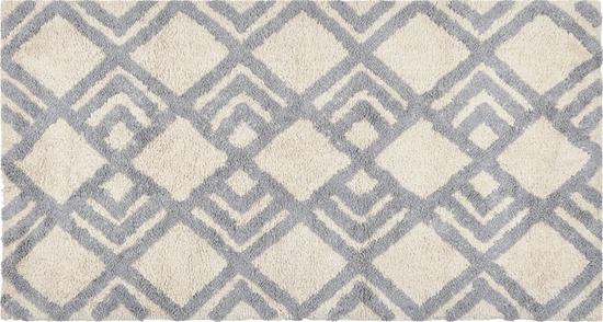 Изображение Beliani Dywan baweniany 80 x 150 cm beowo-szary NEVSEHIR!