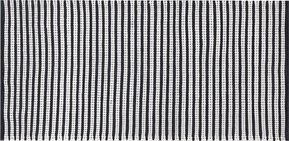 Attēls no Beliani Dywan baweniany 80 x 150 cm biay z niebieskim SOFULU