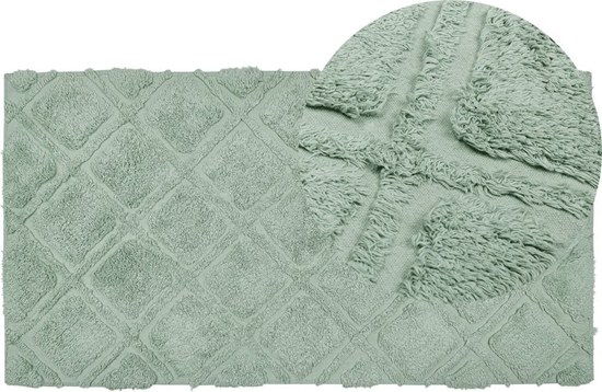 Picture of Beliani Dywan baweniany 80 x 150 cm zielony HATAY