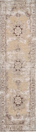 Picture of Beliani Dywan baweniany 80 x 300 cm beowo-brzowy ALMUS