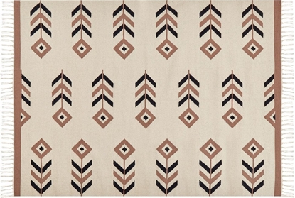 Attēls no Beliani Dywan baweniany kilim 200 x 300 cm beowo-czarny NIAVAN