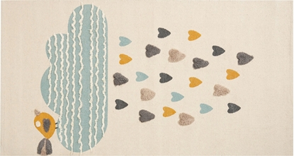 Attēls no Beliani Dywan dziecicy baweniany 80 x 150 cm wielokolorowy BLANG